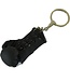 PunchR™  Punch Round Boxing Glove Keyring Black White