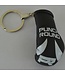 Punch Round Boxhandschuh Schlüsselring Schwarz Weiss