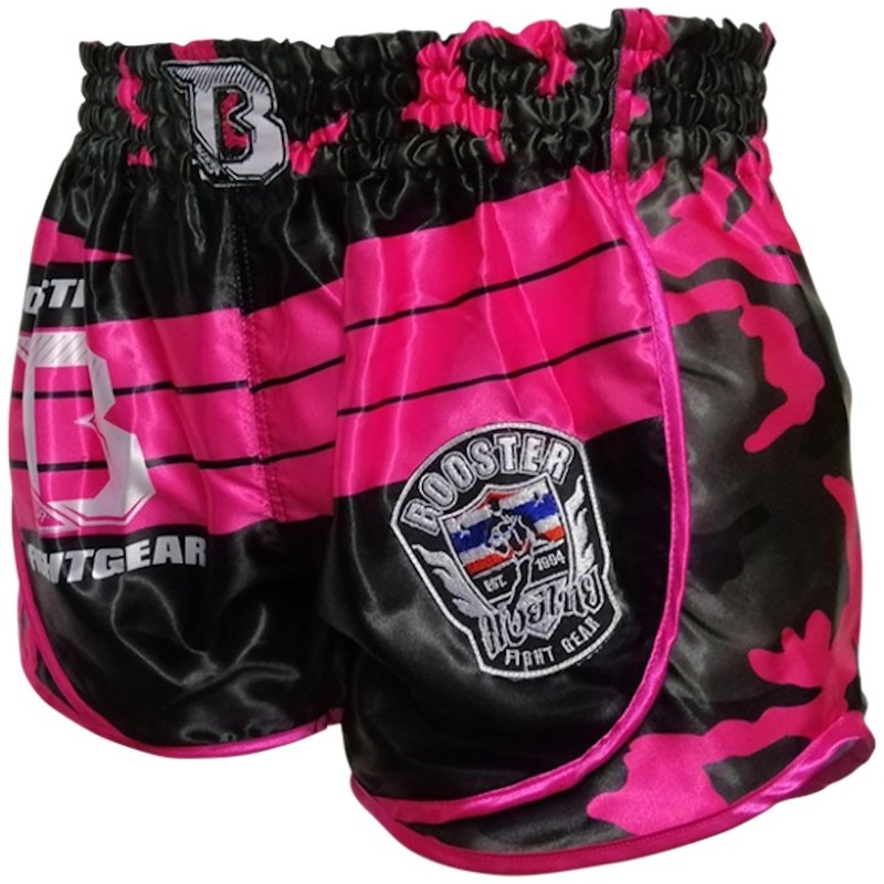 Booster Booster Damen Muay Thai Shorts Ad Pink Corpus