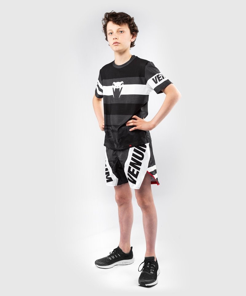 Venum Venum Kids Fightshorts Bandit Black Grey