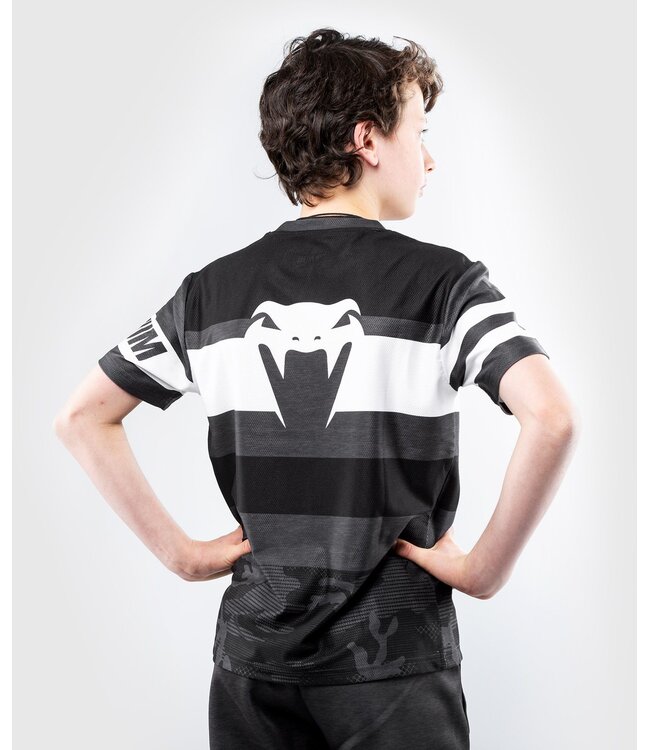 Venum Bandit Kids Dry Tech T Shirts Black Grey