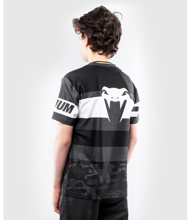 Venum Bandit Kids Dry Tech T Shirts Black Grey