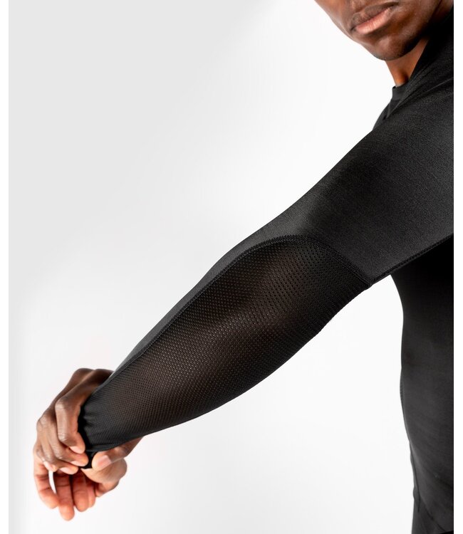 Venum Rashguard G-Fit Compression Shirt L/S Zwart Goud