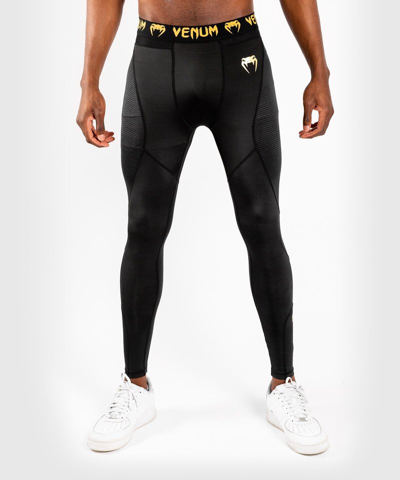 Venum Venum Legging G-Fit Compression Pants Black Gold