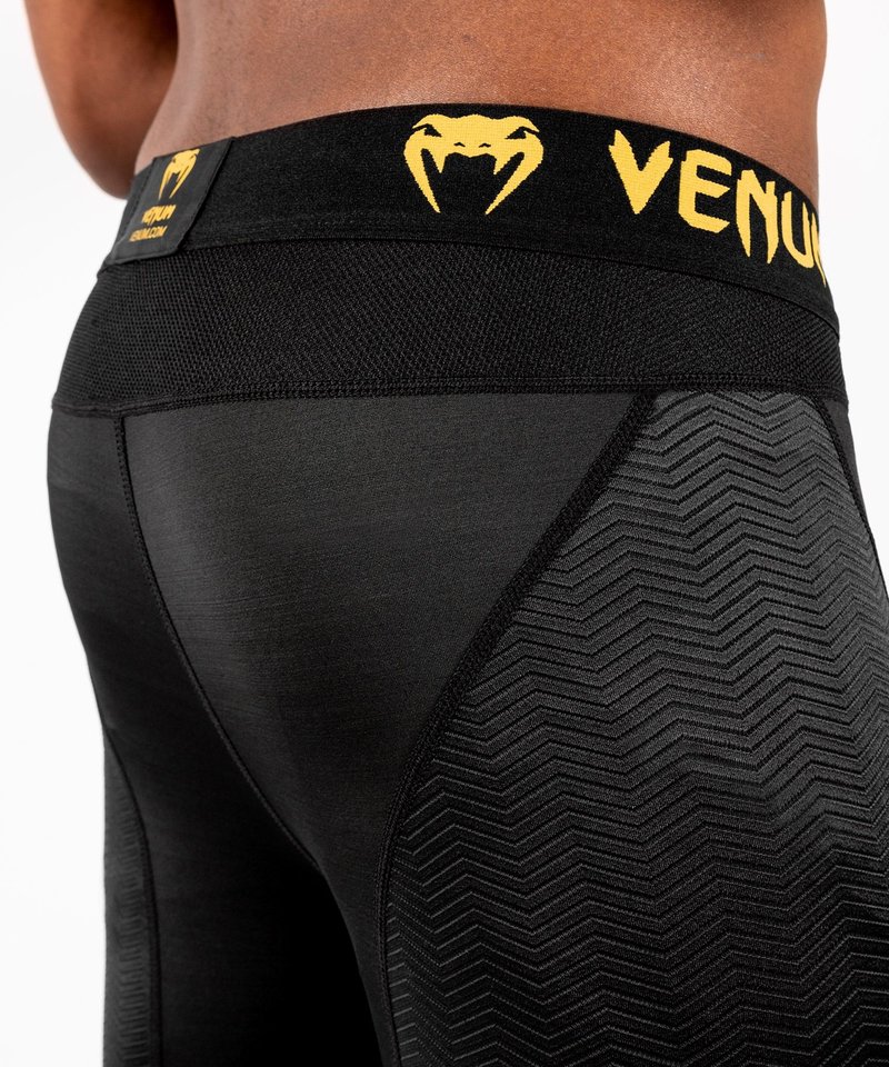 Venum Venum Legging G-Fit Kompressionshose Schwarz Gold