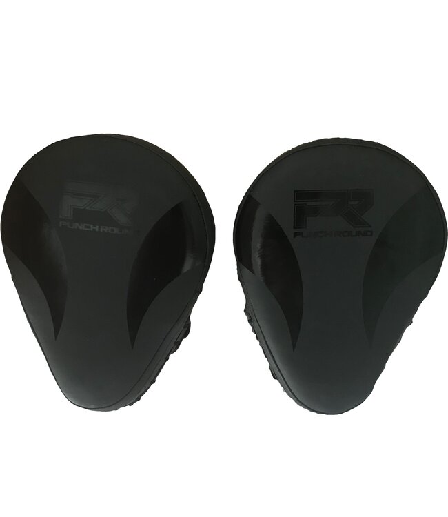 PunchR™  Punch Round Slam PRO Hand Pads Focus Mitts Black