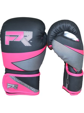 PunchR™  Punch Round Evoke Boxing Gloves Black Pink