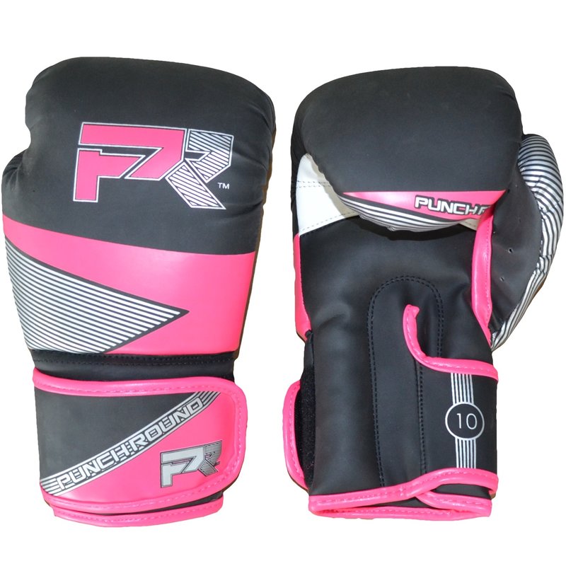 PunchR™  Punch Round Bokshandschoenen Evoke Zwart Roze