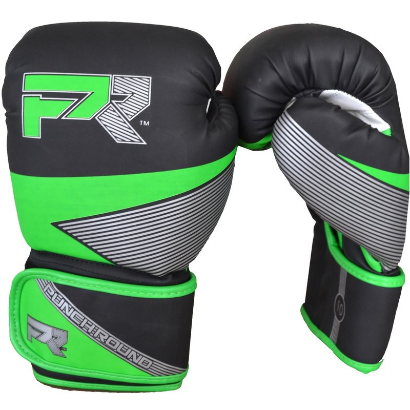 PunchR™  Punch Round Bokshandschoenen Evoke Zwart Groen