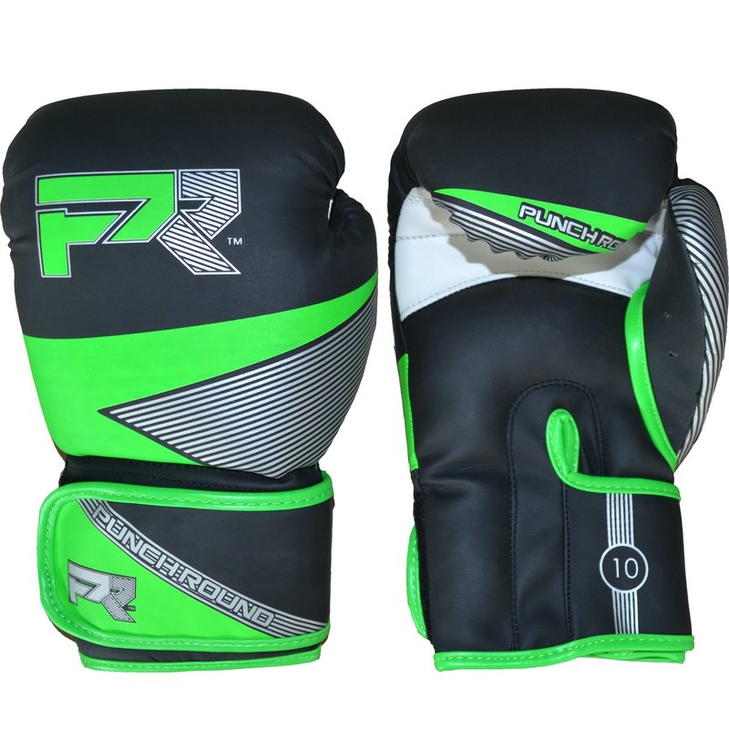 PunchR™  Punch Round Bokshandschoenen Evoke Zwart Groen