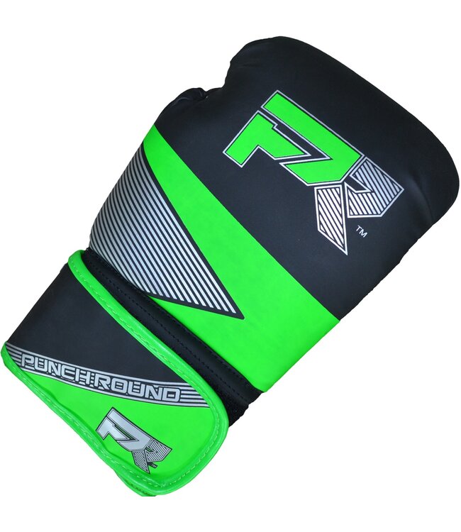 PunchR™  Punch Round Evoke Boxhandschuhe Schwarz Grün