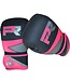 Punch Round Evoke Boxing Gloves Kids Black Pink