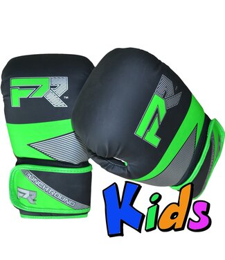 PunchR™  Punch Round Evoke Boxhandschuhe Kinder Schwarz Grün