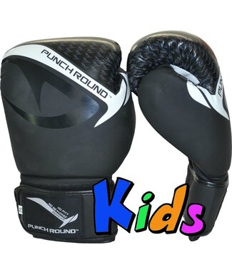 PunchR™  Punch Round No-Fear Boxhandschuhe Kinder Schwarz
