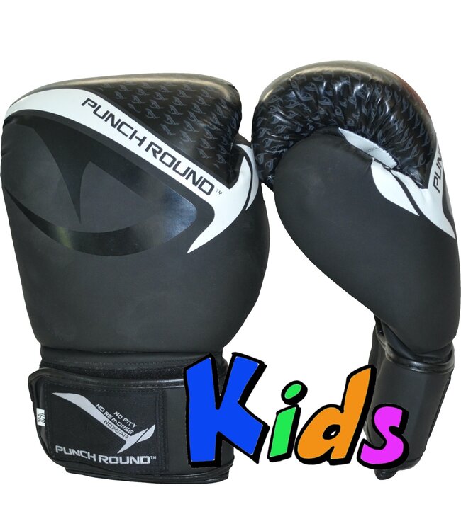 PunchR™  Punch Round No-Fear Boxing Gloves Kids Black