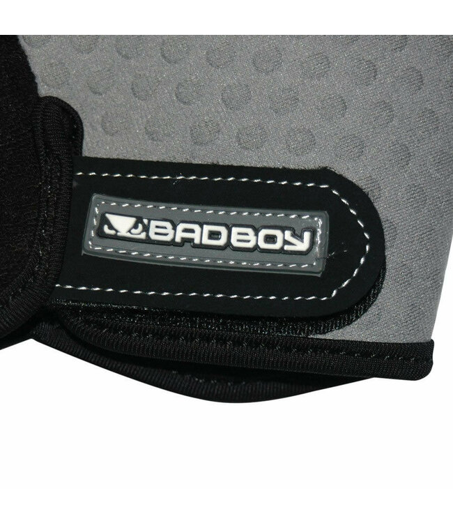 Bad Boy Gewichtheffen Fitnesshandschoenen Zwart Zilver