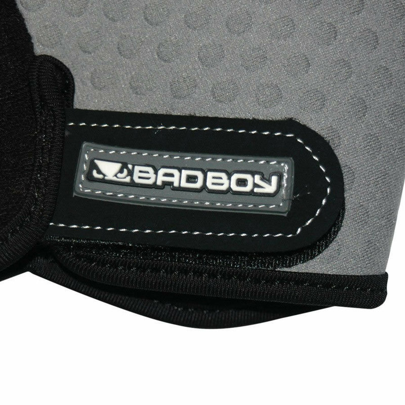 Bad Boy Bad Boy Gewichtheben Fitnesshandschuhe Schwarz Silber