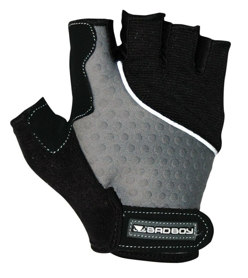 Bad Boy Bad Boy Weight Lifting Fitness Gloves Black Silver