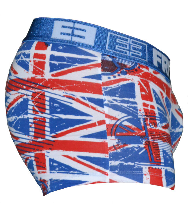 Freegun Underwear Great Britain Flag Wit Heren Boxershorts Katoen