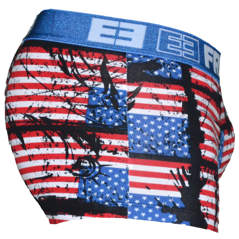 FreeGun Free gun Boxershorts Unterwasche American Flag Men Baumwolle