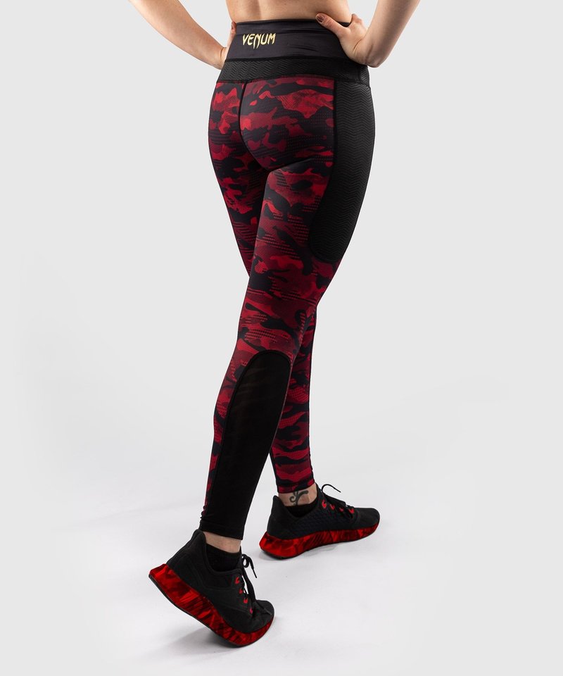 Venum Venum Defender Leggings Dames Zwart Rood