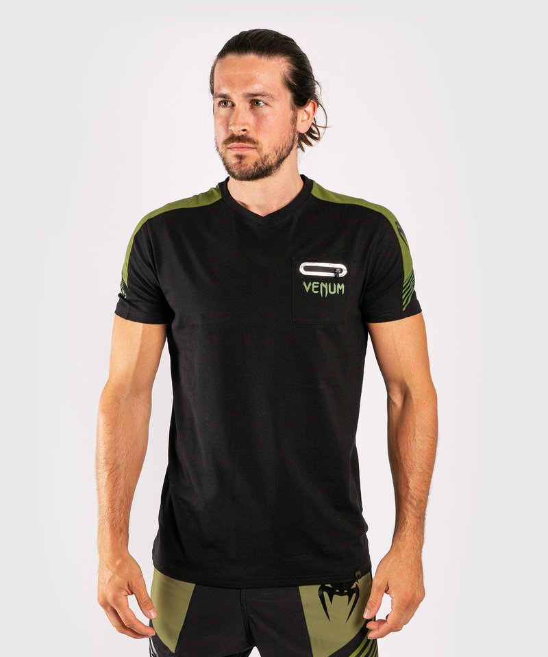 Venum Venum T Shirt Cargo Black Green Venum Fightwear Company