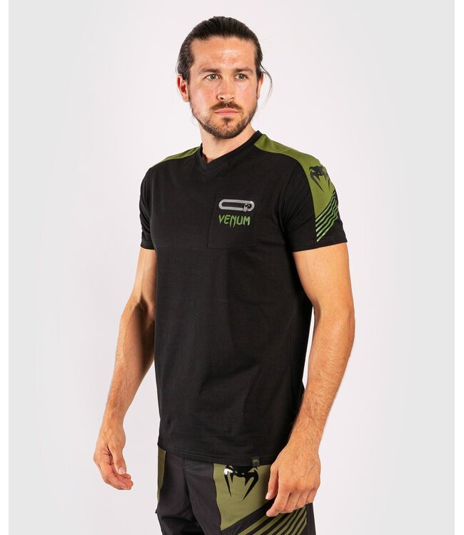 Venum T Shirt Cargo Cotton Black Green
