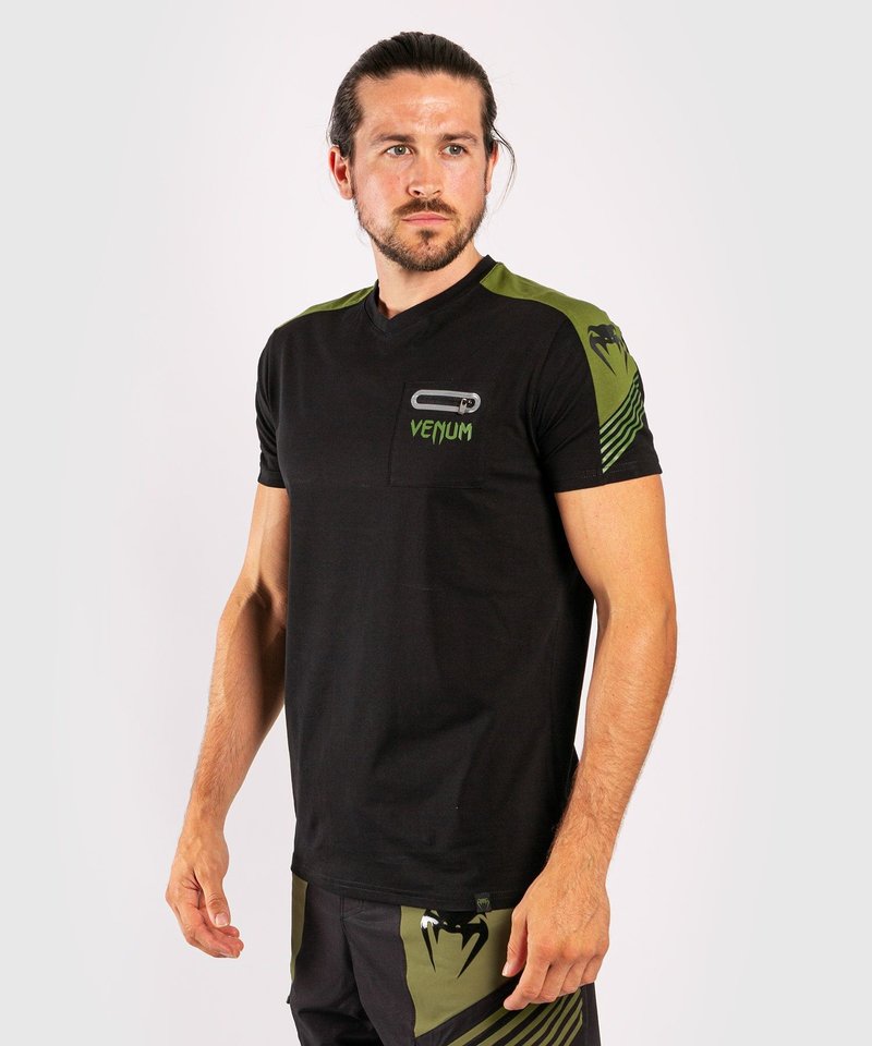 Venum Venum T Shirt Cargo Black Green Venum Fightwear Company