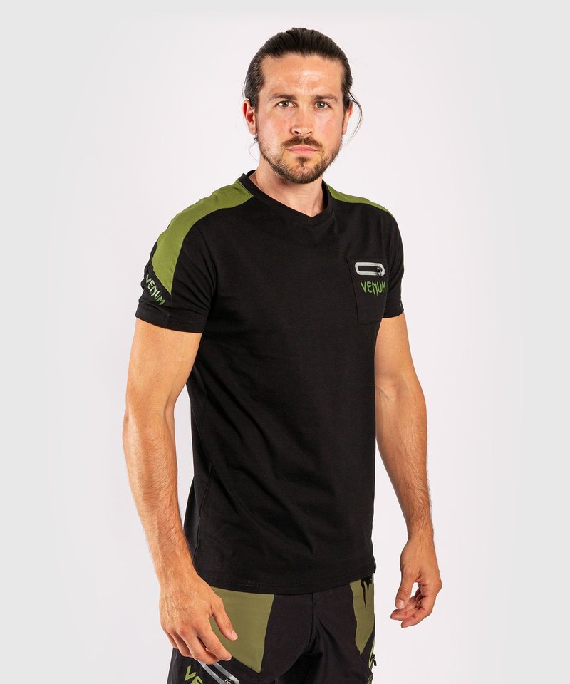 Venum Venum T Shirt Cargo Black Green Venum Fightwear Company