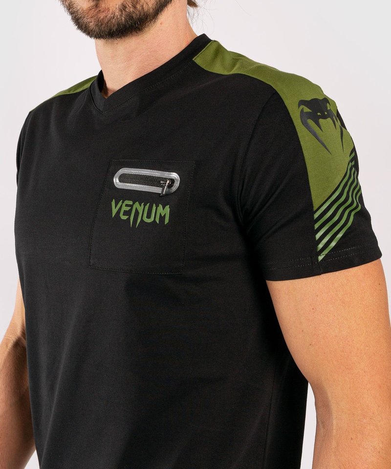 Venum Venum T Shirt Cargo Black Green Venum Fightwear Company