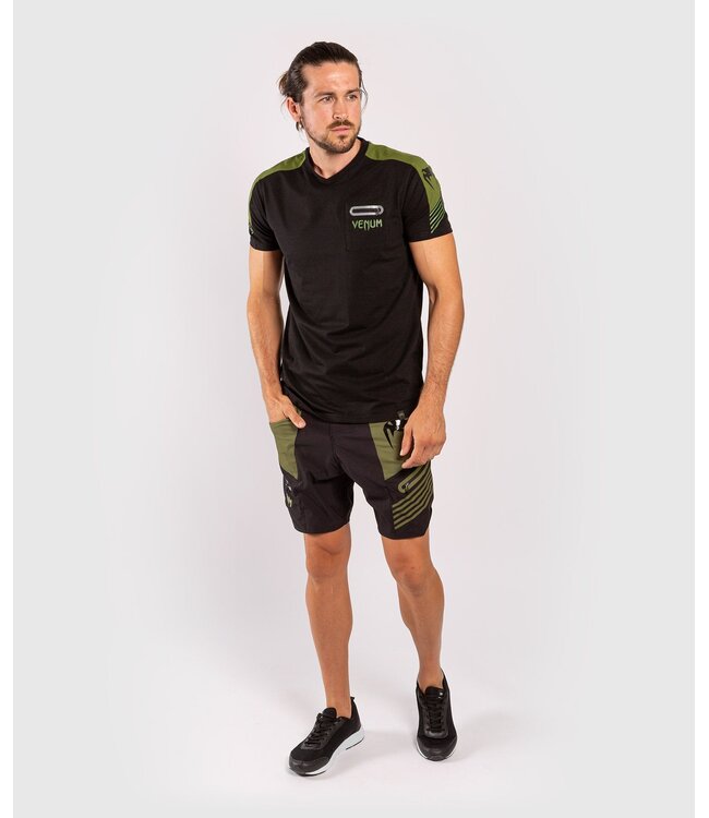 Venum T Shirt Cargo Cotton Black Green