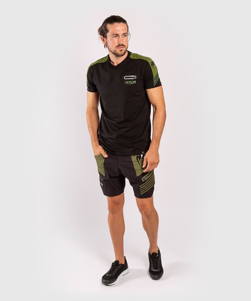 Venum Venum T Shirt Cargo Black Green Venum Fightwear Company