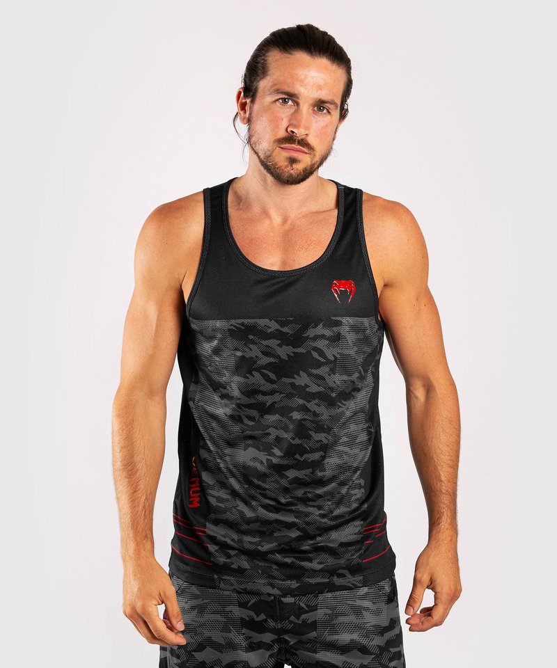 Venum Shirt Trooper Tank Top Camo Black Red - FIGHTWEAR SHOP EUROPE