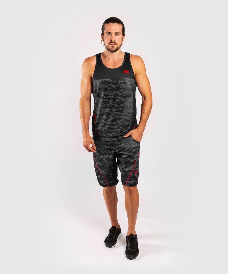 Venum Venum Shirt Trooper Tank Top Camo Zwart Rood