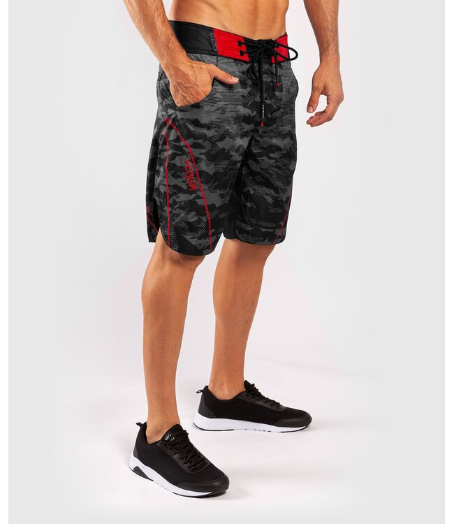 Venum Trooper Training Boardshort Camo Zwart Rood