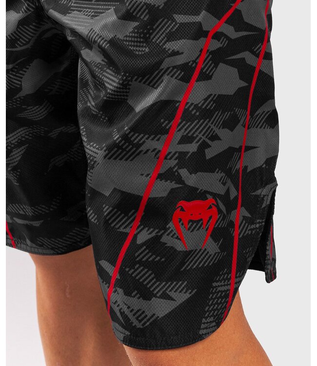 Venum Trooper Training Boardshort Camo Zwart Rood