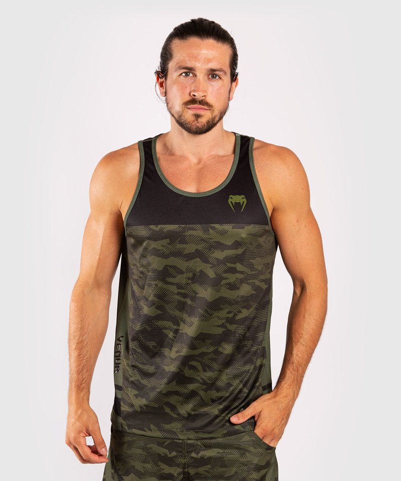 Venum Venum Shirt Trooper Tank Top Forest Camo Black