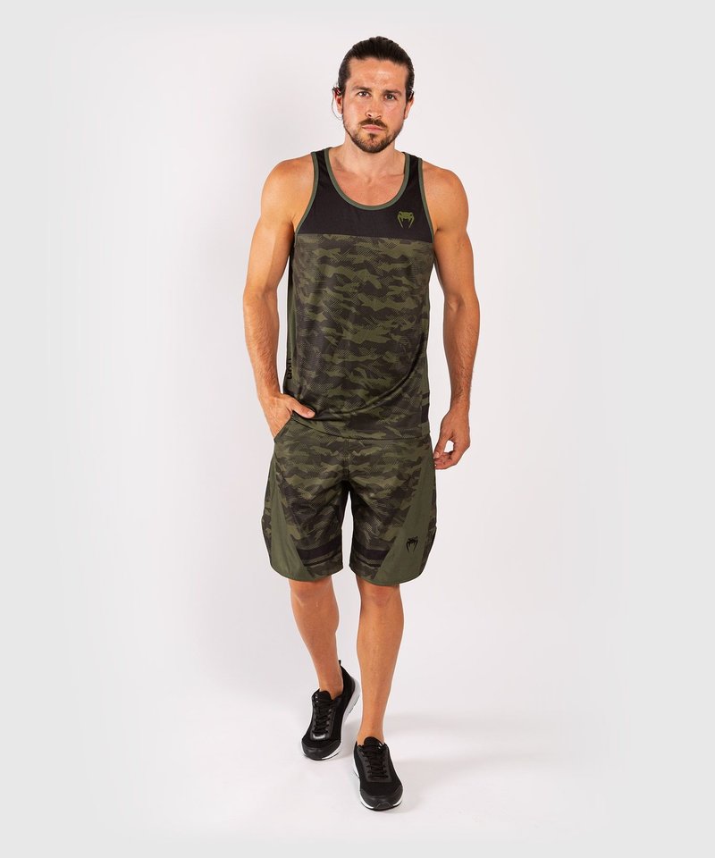 Venum Venum Shirt Trooper Tank Top Forest Camo Black