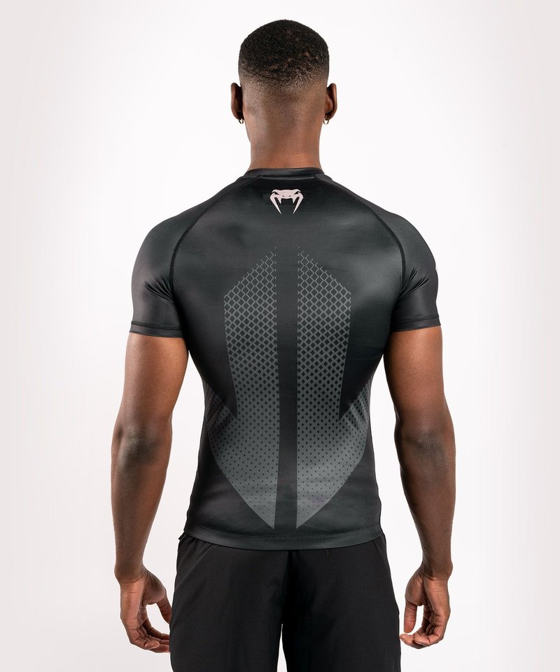 Venum Venum Arrow Kurzarm Rashguard Schwarz Weiß