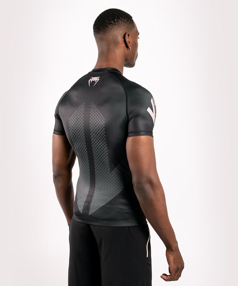 Venum Venum Arrow Kurzarm Rashguard Schwarz Weiß