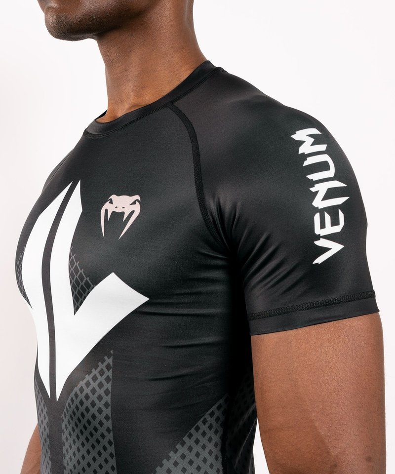 Venum Venum Arrow Kurzarm Rashguard Schwarz Weiß