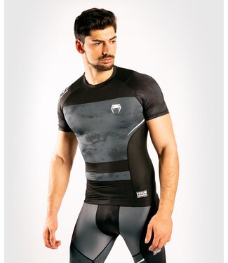 Venum Venum SKY247 Rash Guard Korte Mouw Zwart Grijs