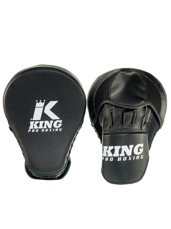 King Pro Boxing King Pro Boxing Hand Pads Focus Mitts Revo Schwarz Weiß