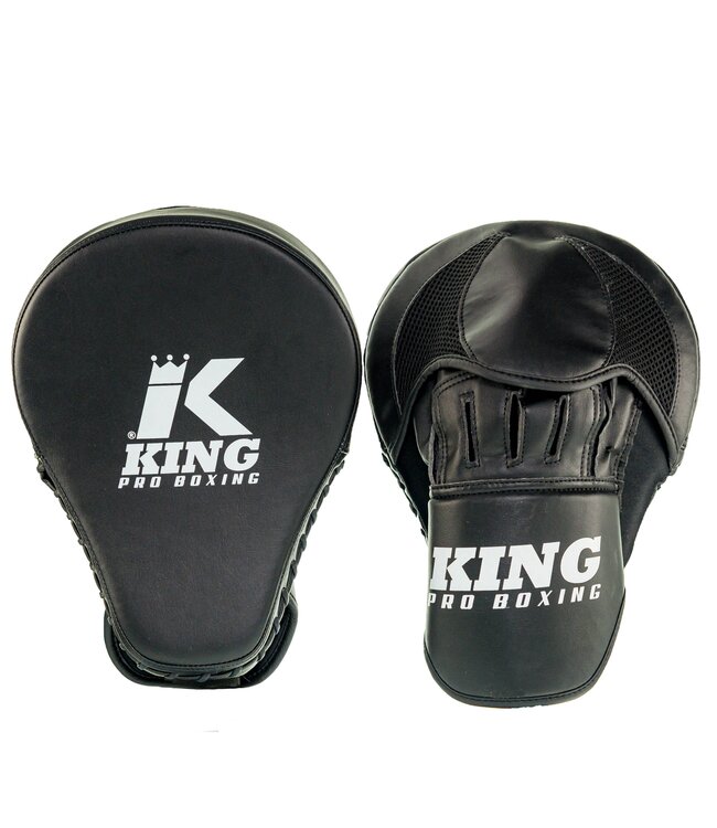 King Pro Boxing King Pro Boxing Hand Pads Focus Mitts Revo Black White