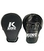 King Pro Boxing Hand Pads Focus Mitts Revo Black White