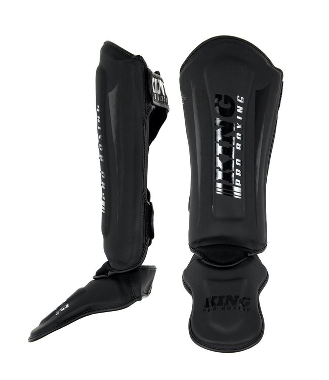 King Pro Boxing King Pro Boxing Shinguards KPB/SG REVO 4 Black Black