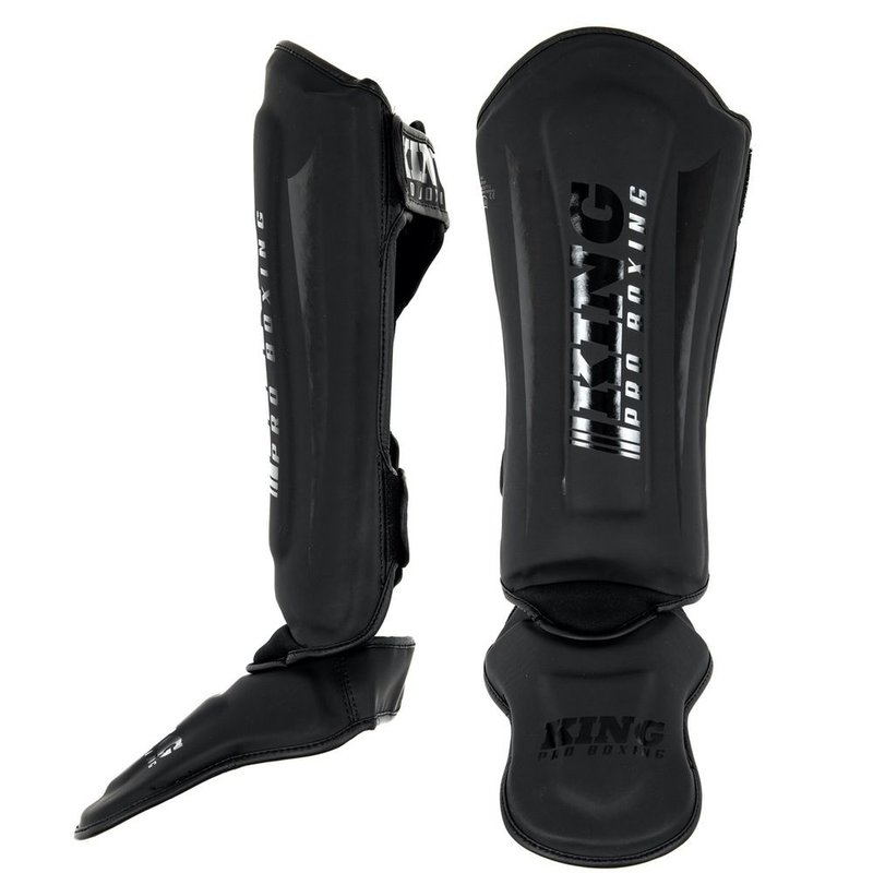 King Pro Boxing King Pro Boxing Shinguards KPB/SG REVO 4 Black Black