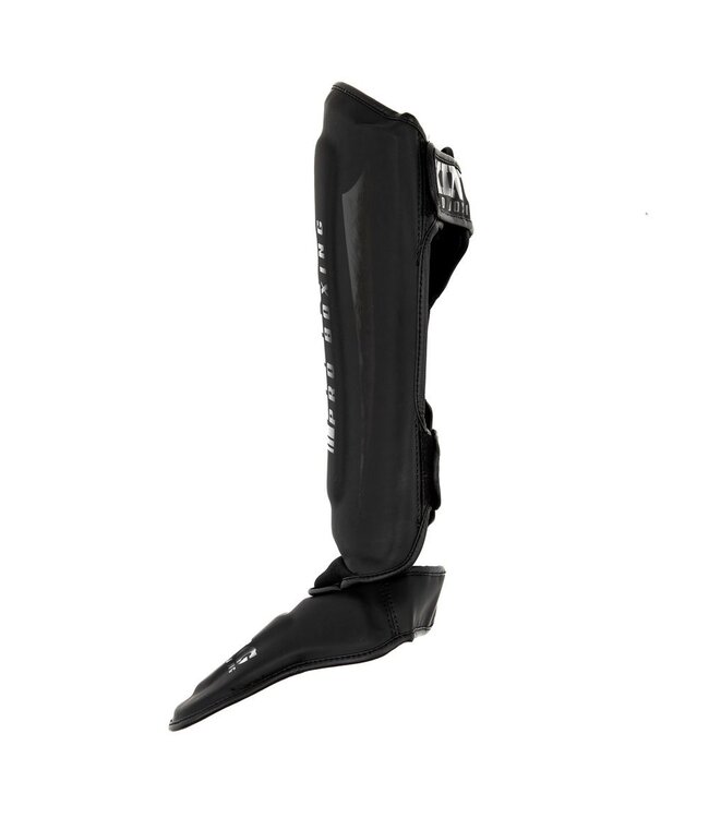 King Pro Boxing Scheenbeschermers KPB SG REVO 4 – Premium Kickboks Scheenbeschermers Zwart/Zwart