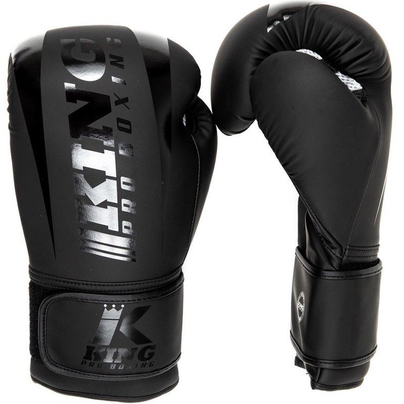 King Pro Boxing King Pro Boxing KPB/REVO 4 Boxing Gloves Black Black