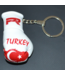 Punch Round Bokshandschoen Sleutelhanger Turkije